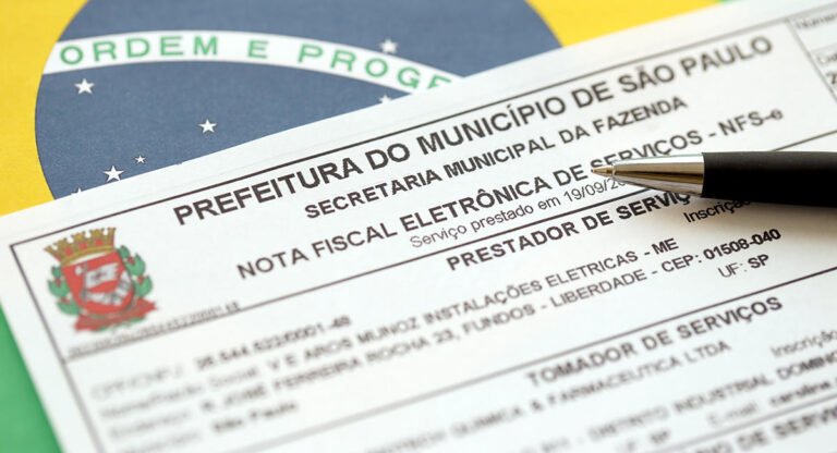 cartao de registro de notas fiscais