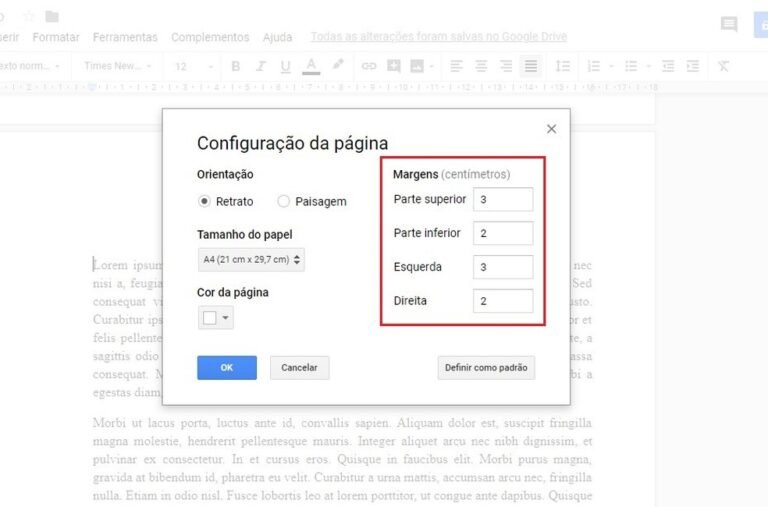 computador com configuracao de documentos abnt