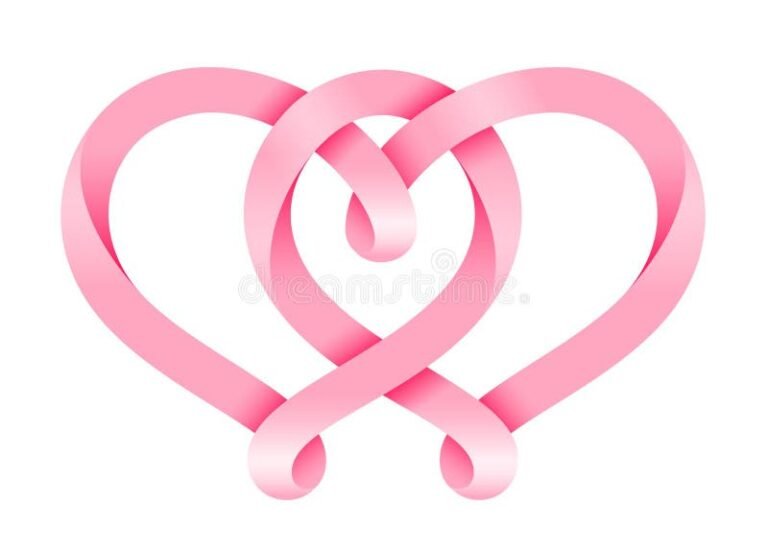 coracoes entrelacados simbolizando amor e uniao