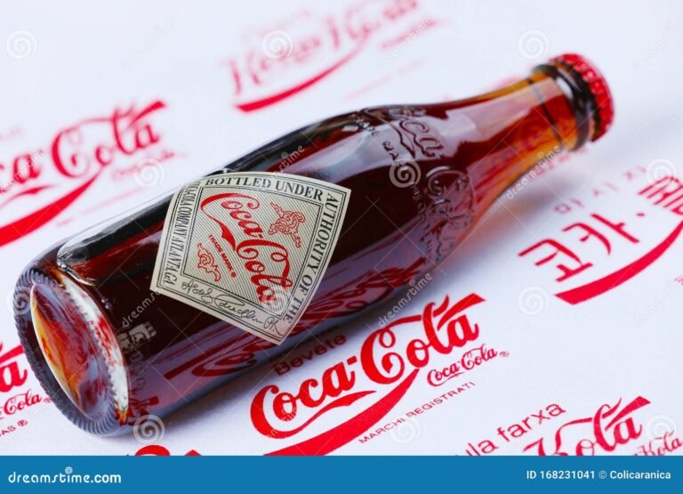 garrafa de coca cola em fundo vintage