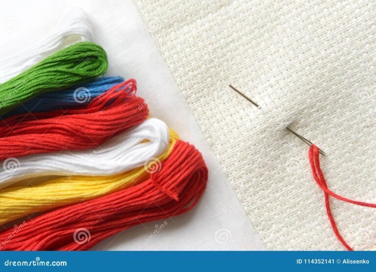 Qual é a Melhor Linha para Bordar na Máquina de Costura 27 linhas coloridas e agulhas de bordado 1