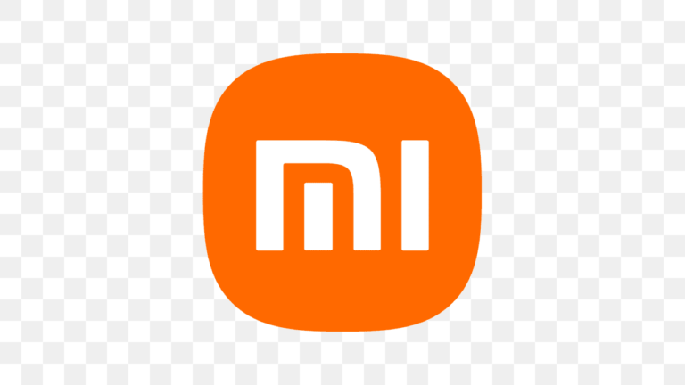 logo da xiaomi com fundo neutro