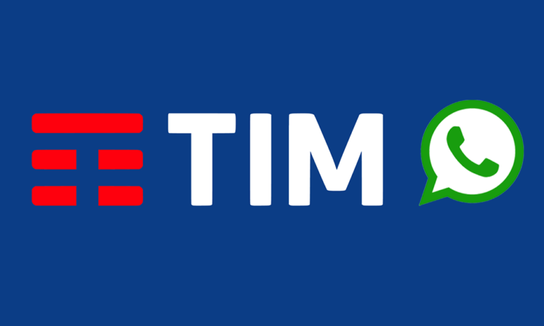logotipo da tim com icones de whatsapp