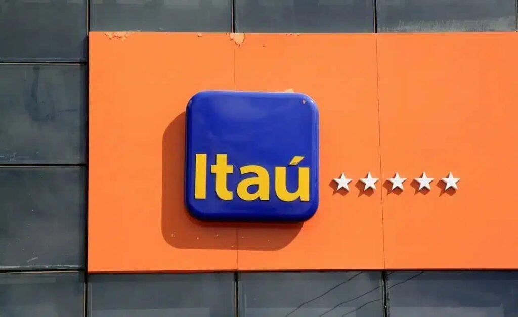 mapa com agencias do itau destacadas