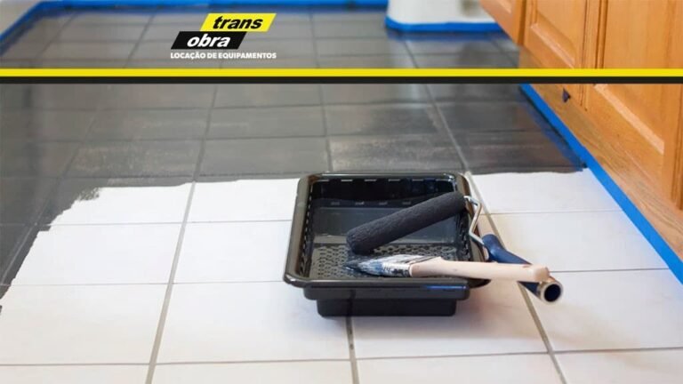 piso renovado com tinta resistente e duravel