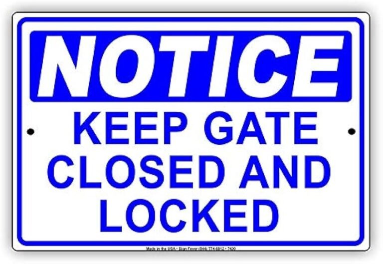 Por Que Não Consigo Abrir Uma Conta no Itaú Entenda os Motivos! 5 portao fechado com sinal de aviso