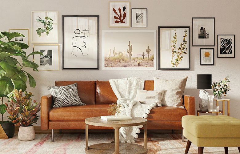 Qual é o melhor quadro para sala com moldura para sua decoração