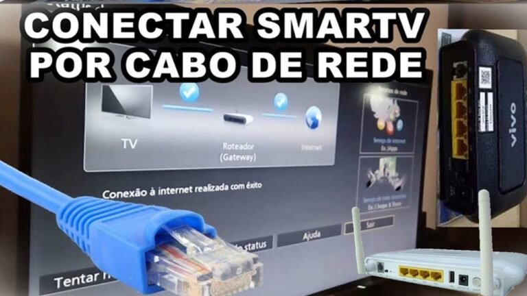 televisao a cabo conectada a um modem