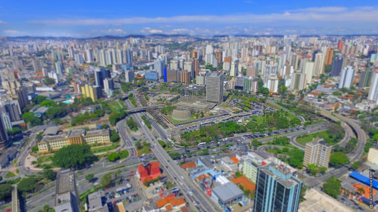 vista panoramica da cidade de santo andre