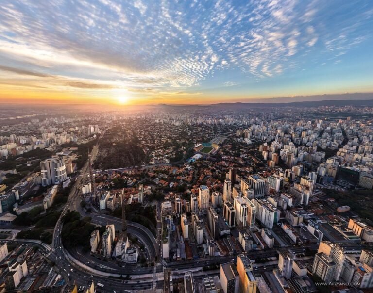 vista panoramica da cidade de sao paulo