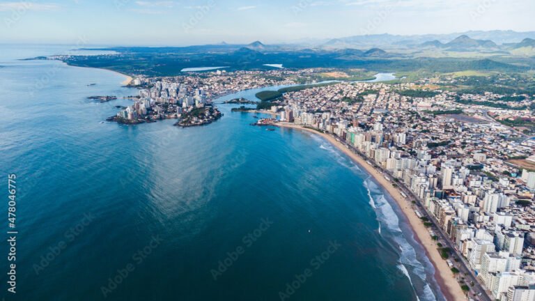 vista panoramica da praia do morro